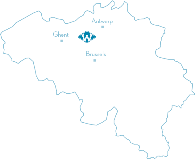 W-pharma location in Belgium